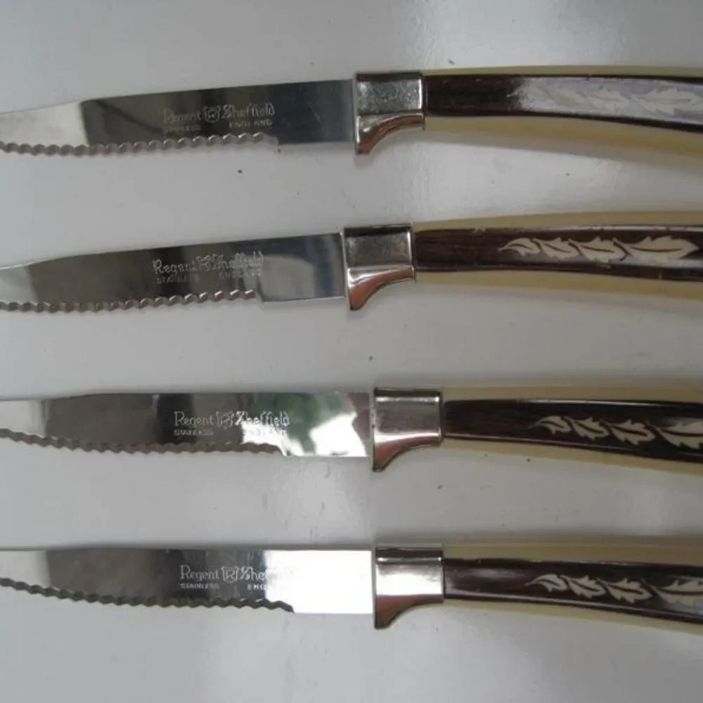 REGENT SHEFFIELD Stainless Maple Leaf Knives 13